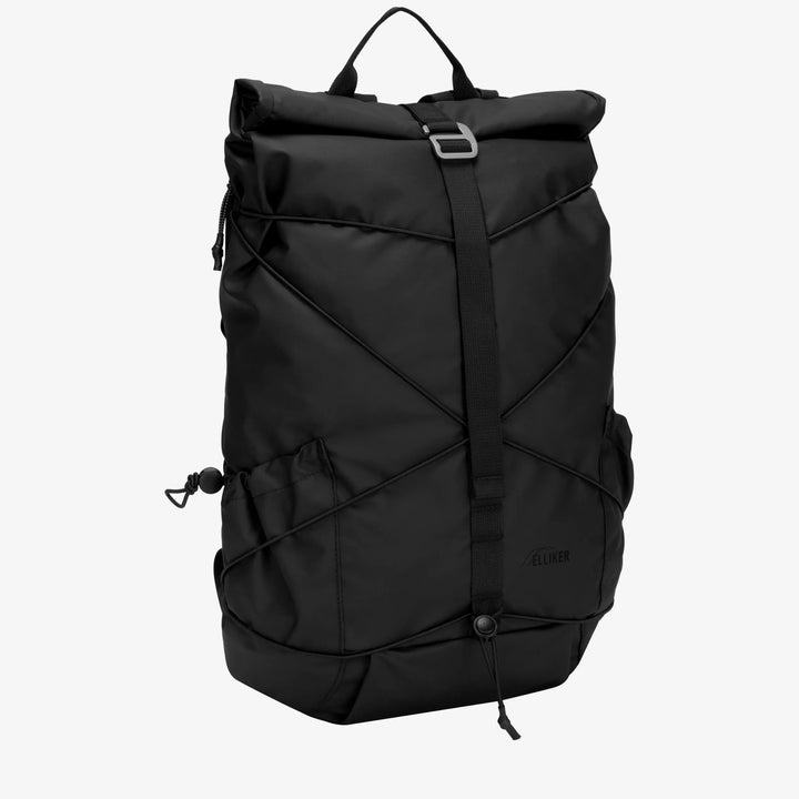 Dayle Roll Top Backpack - Black