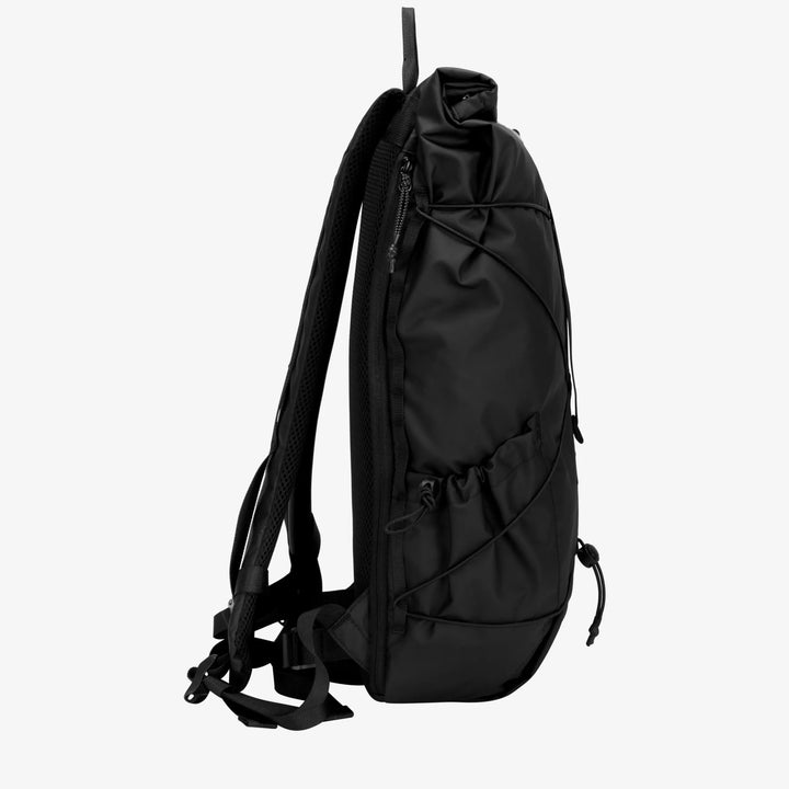 Dayle Roll Top Backpack - Black