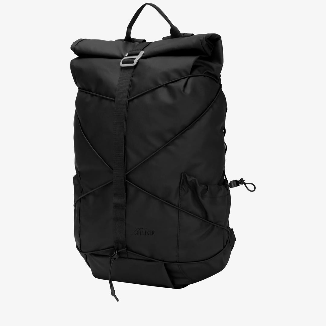 Dayle Roll Top Backpack - Black