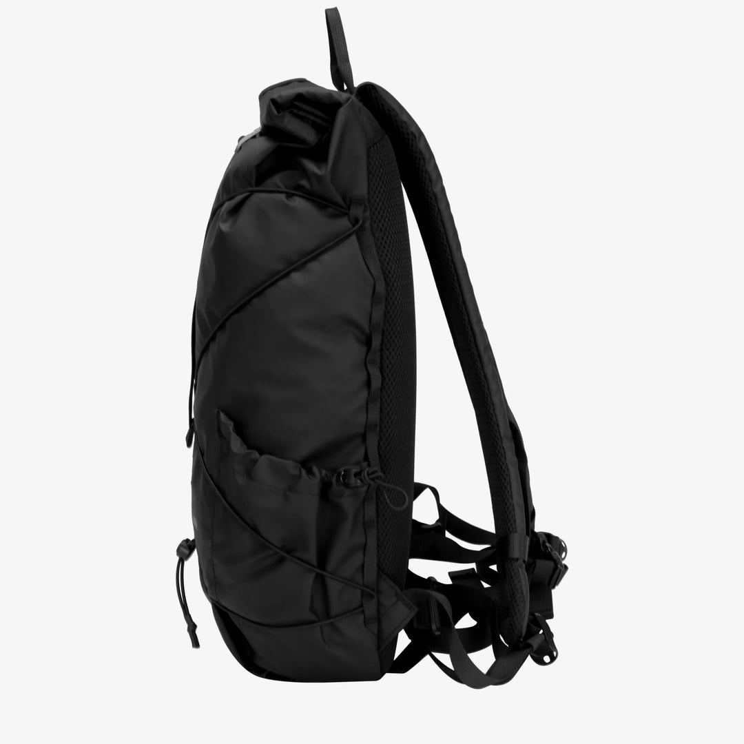 Dayle Roll Top Backpack - Black