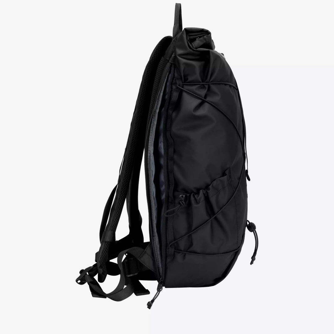 Dayle Roll Top Backpack - Black