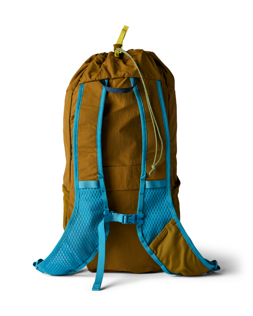 Cotopaxi Empacable 16L Daypack in Log Cabin, back