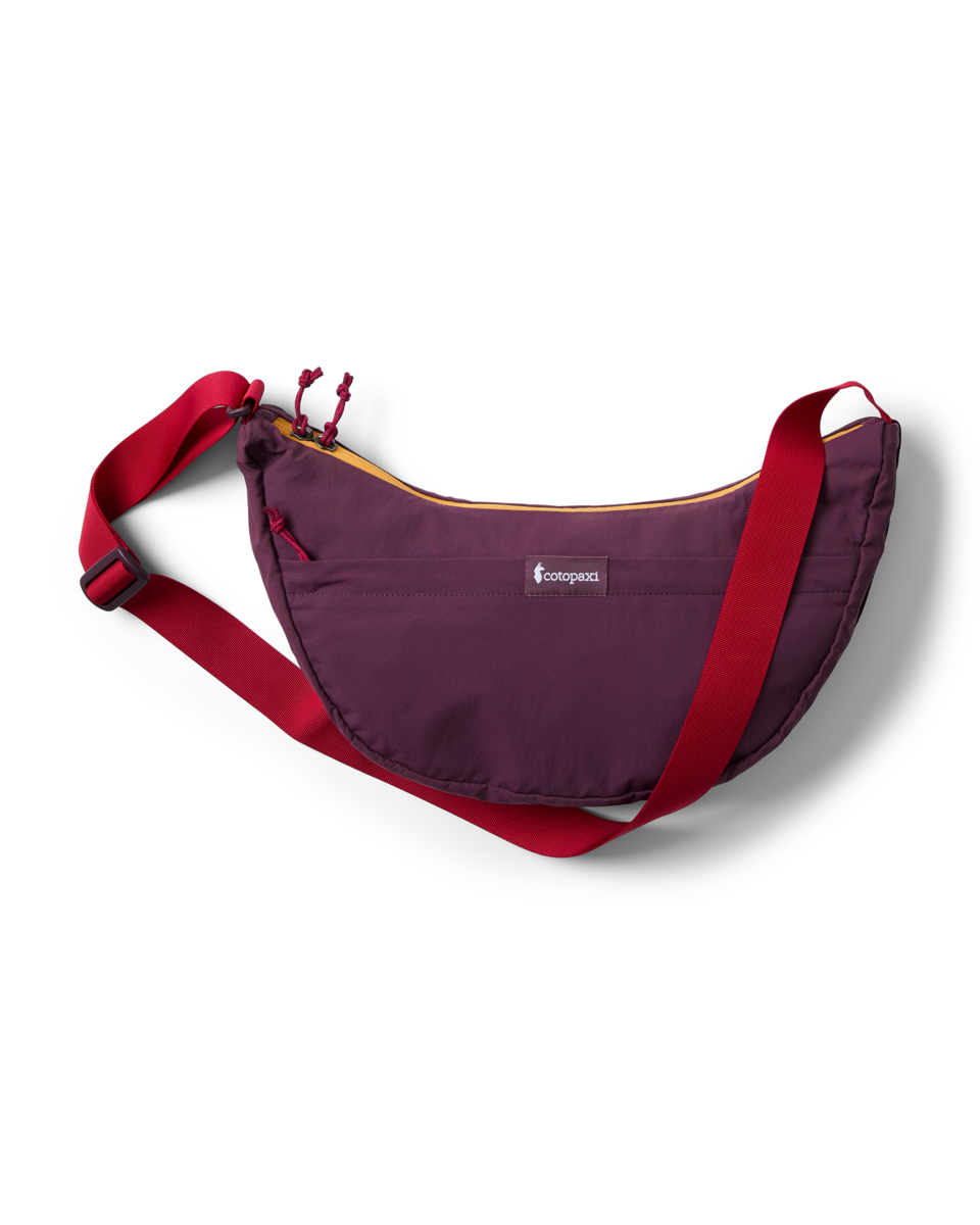 Cotopaxi Empacable 6L Crescent Bag in Acai, angled