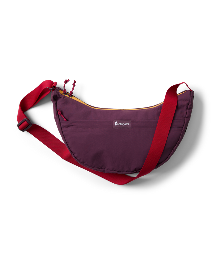 Cotopaxi Empacable 6L Crescent Bag in Acai, angled