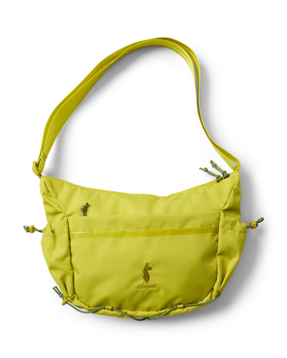 Cotopaxi Viaje 9L Shoulder Bag in Citron, angled