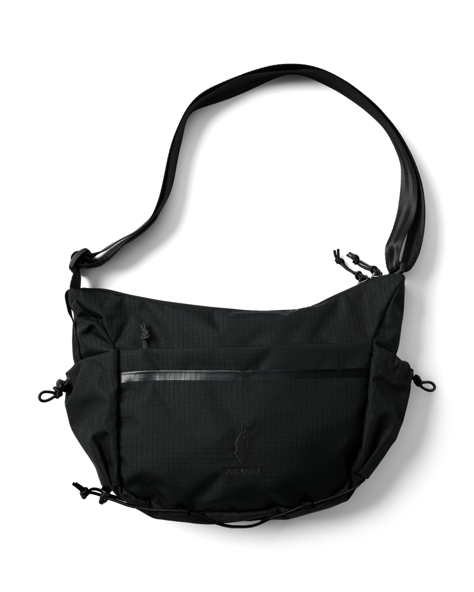 Cotopaxi Viaje 9L Shoulder Bag in Black, angled
