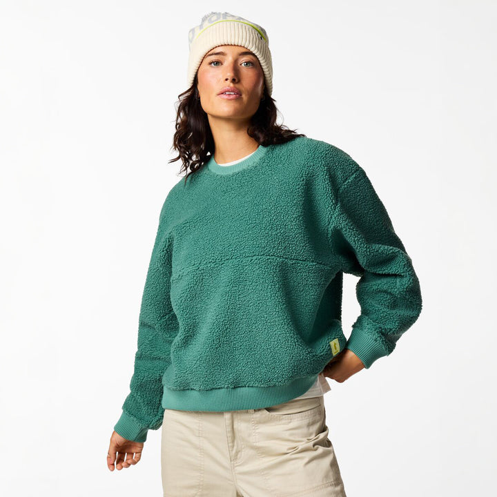 Cotopaxi Amigazo Fleece Crew in Juniper, women&