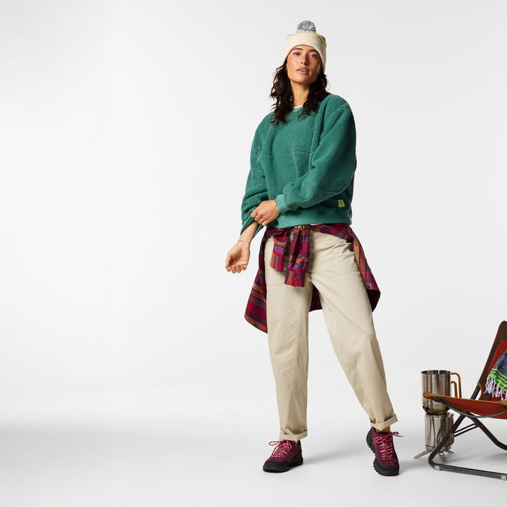 Cotopaxi Amigazo Fleece Crew in Juniper, women&
