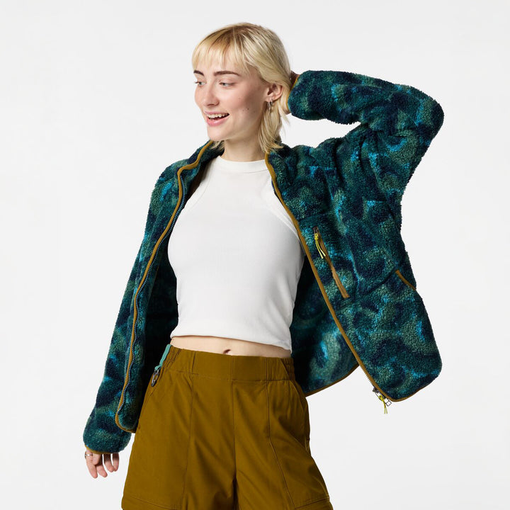 Cotopaxi Amigazo Fleece Jacket in Brush Clouds Oasis, women&
