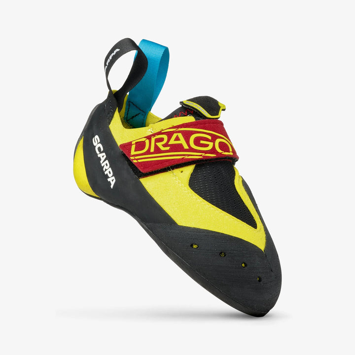 Scarpa Drago Kids climbing shoe, outer side view