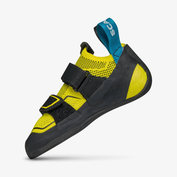 Scarpa Reflex V Kid climbing shoe, heel and PAF system detail