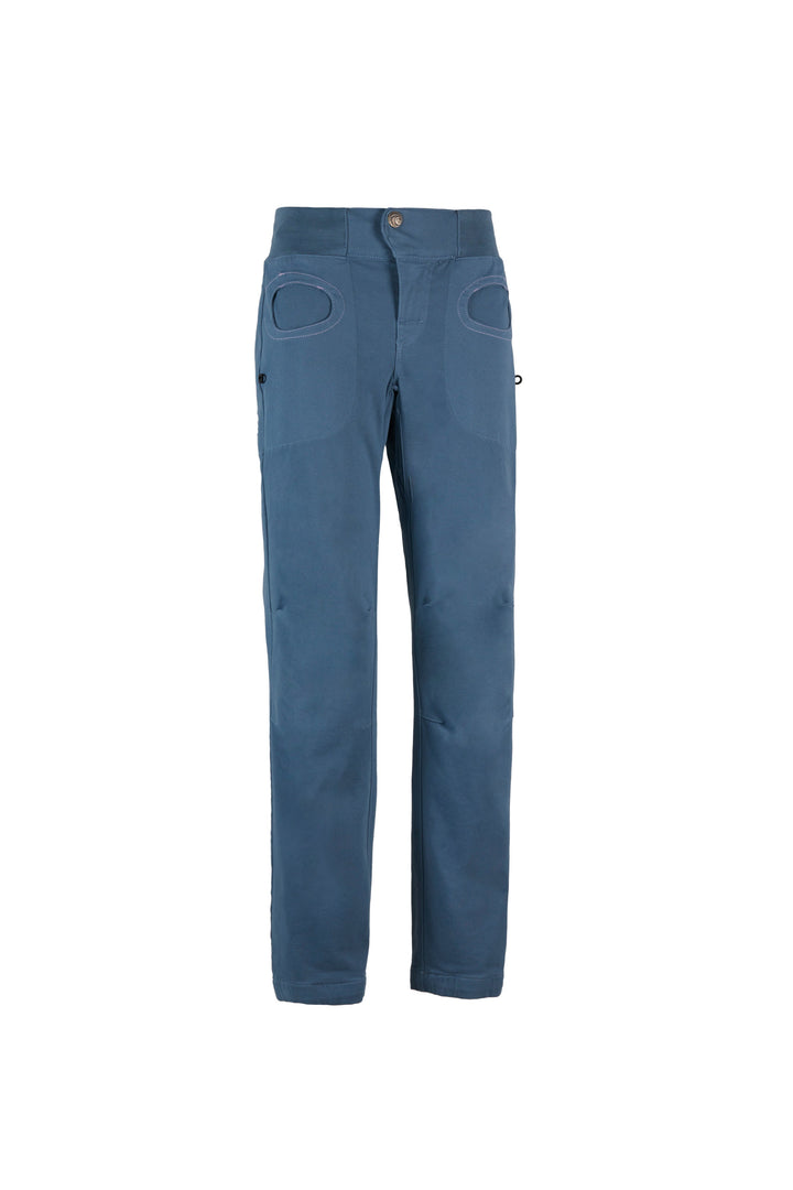 E9 Onda Rock Trousers Womens in Steel/Blue, front