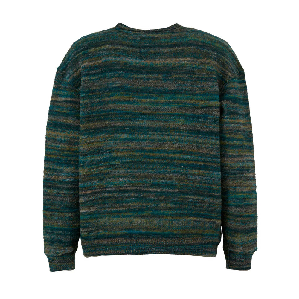 E9 Charles Knit in Dark Teal, back