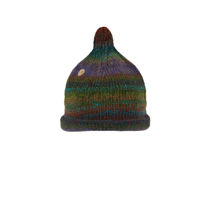 E9 Condom Hat in Rainbow, front